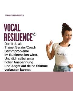 VocalResilience - stabile Stimme unter hoher Anspannung